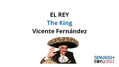 el rey lyrics translation|el rey meaning in english.